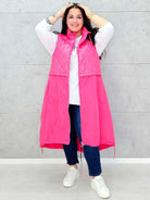 Kamizelka plus size długa z pikowaną górą – kolor i styl na chłodniejsze dni Stylowa XL