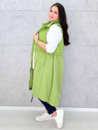 Kamizelka plus size długa z pikowaną górą – kolor i styl na chłodniejsze dni Stylowa XL