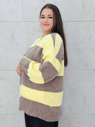 Kardigan w pasy plus size – modny, wygodny i stylowy wybór dla kobiet Stylowa XL