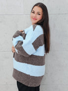 Kardigan w pasy plus size – modny, wygodny i stylowy wybór dla kobiet Stylowa XL