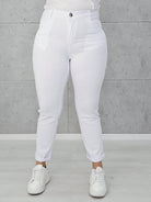 Klasyczne jeansy z wysokim stanem Stylowa XL