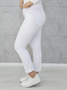 Klasyczne jeansy z wysokim stanem Stylowa XL