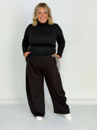 Klasyczny golf Plus Size z miękkiego, elastycznego materiału Stylowa XL
