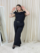 Kombinezon plus size w czerni – ponadczasowa elegancja Stylowa XL