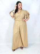 Kombinezon plus size z falbankami – elegancja i kobiecy styl XXL Stylowa XL