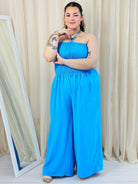 Kombinezon plus size z marszczeniem – wyrazista moda plus size Stylowa XL