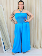 Kombinezon plus size z marszczeniem – wyrazista moda plus size Stylowa XL