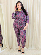 Kombinezon plus size z wzorem – kobiecy styl i wygoda Stylowa XL