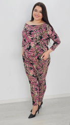 Kombinezon z wzorem po całości Stylowa XL