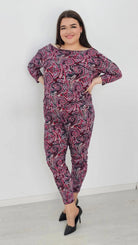 Kombinezon z wzorem po całości Stylowa XL