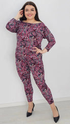 Kombinezon z wzorem po całości Stylowa XL