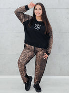 Komplet Dresowy Plus Size StylowaXL – Panterkowy Styl i Wygoda dla Kobiet XXL Stylowa XL