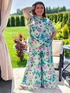 Komplet "Kwiatowa Elegancja" - kilka kolorów Stylowa XL