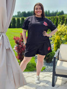 Komplet „Spring Roses” – romantyczny look z różanym akcentem Stylowa XL