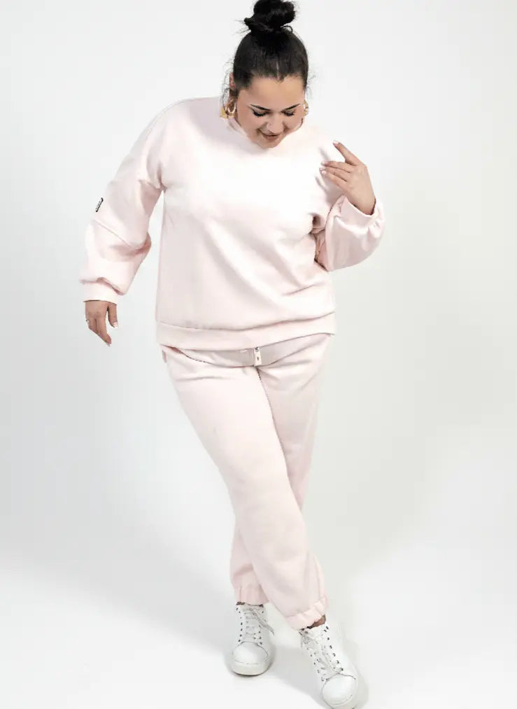 Komplet dresowy plus size XXL – bluza oversize i spodnie joggery Stylowa XL