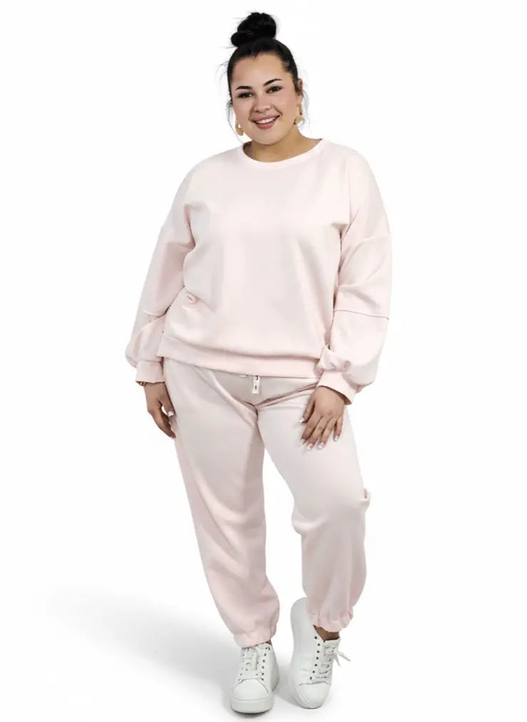 Komplet dresowy plus size XXL – bluza oversize i spodnie joggery Stylowa XL