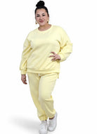 Komplet dresowy plus size XXL – bluza oversize i spodnie joggery Stylowa XL