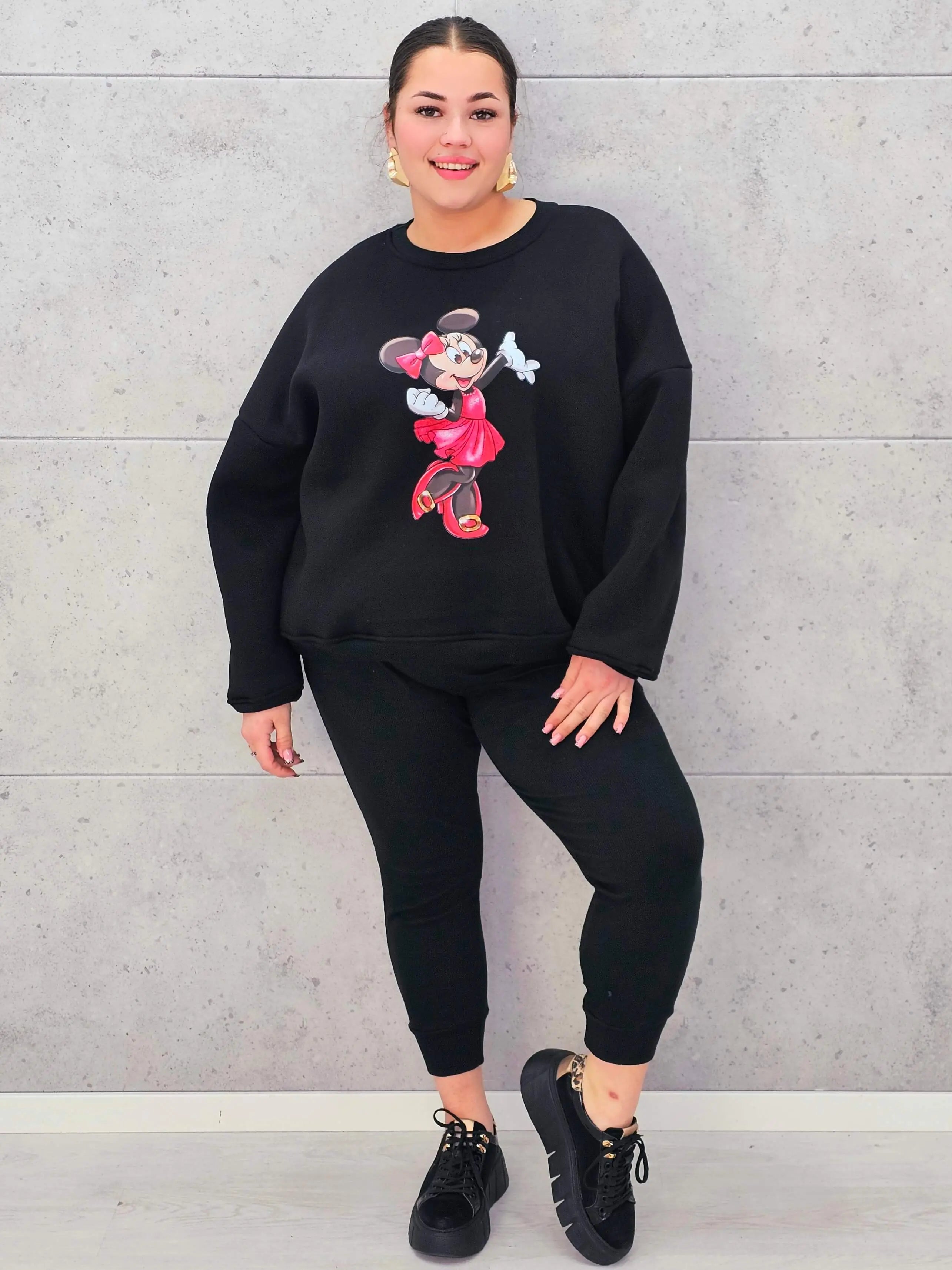 Komplet dresowy plus size  z Minnie Stylowa XL