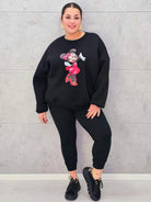 Komplet dresowy plus size  z Minnie Stylowa XL