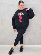 Komplet dresowy plus size  z Minnie Stylowa XL