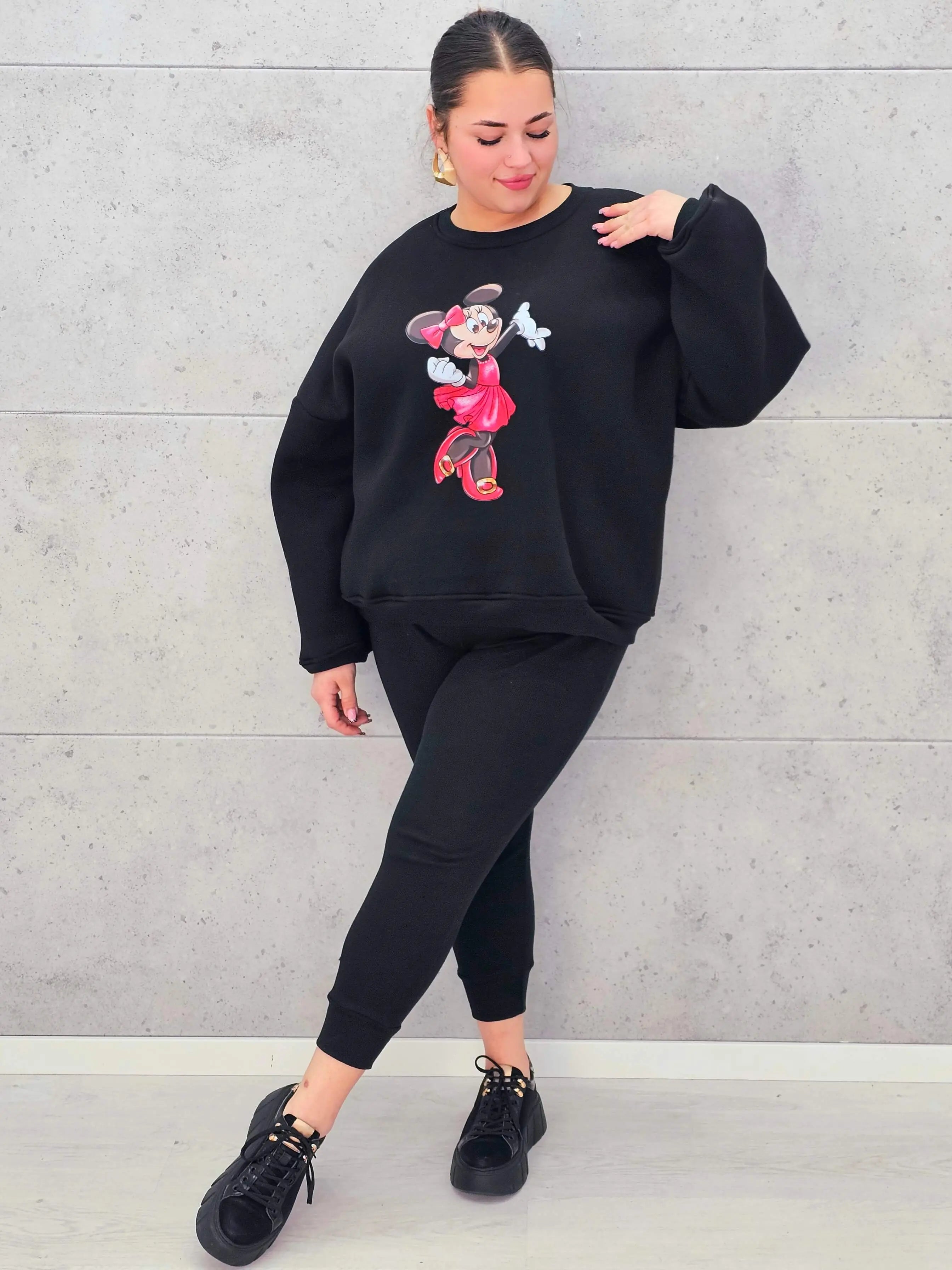 Komplet dresowy plus size  z Minnie Stylowa XL