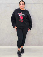 Komplet dresowy plus size  z Minnie Stylowa XL