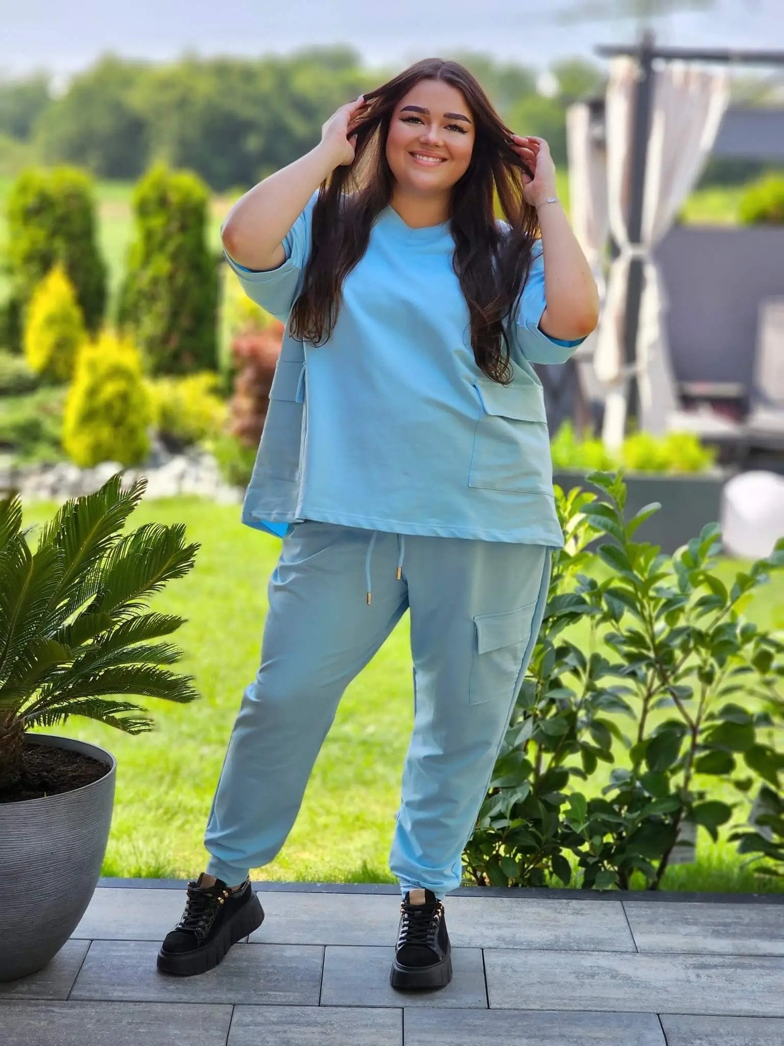 Komplet dresowy z kieszeniami Stylowa XL