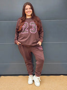 Komplet dresowy z numerem 23 Stylowa XL