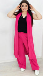 Komplet kamizelka i spodnie-fuksja Stylowa XL