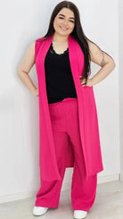 Komplet kamizelka i spodnie-fuksja Stylowa XL