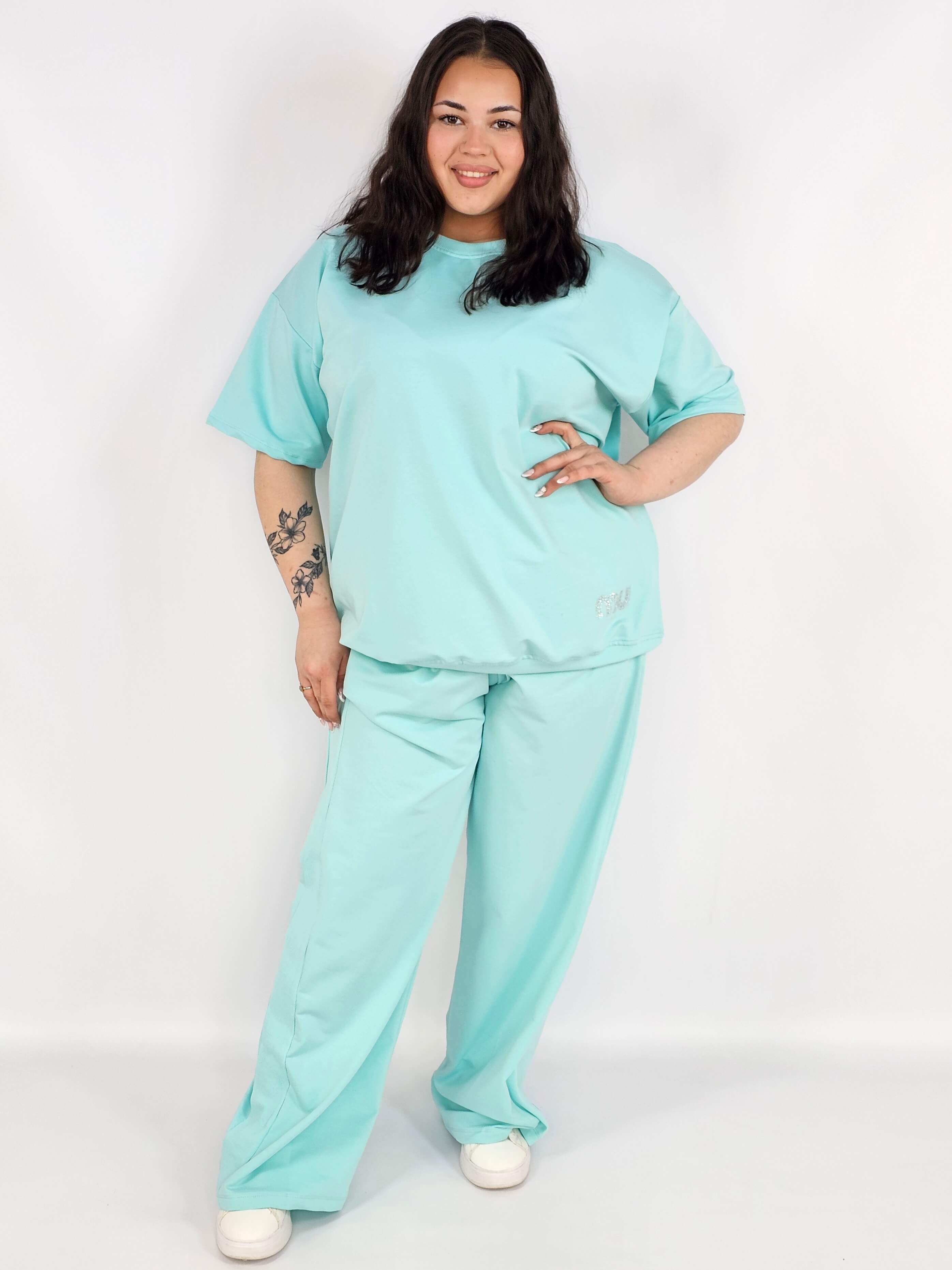 Komplet plus size XXL – bluza i spodnie komfortowe Stylowa XL