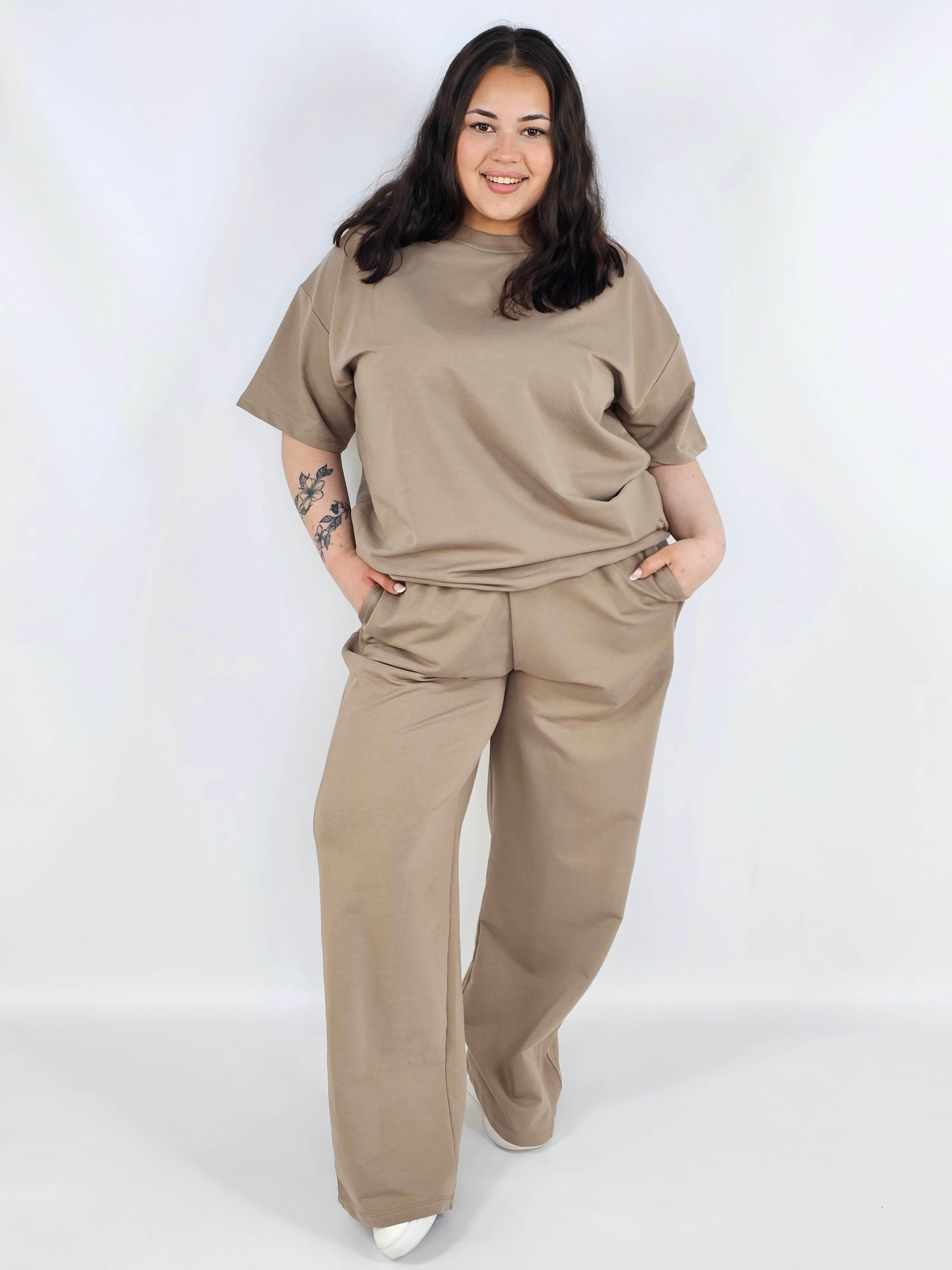 Komplet plus size XXL – bluza i spodnie komfortowe Stylowa XL