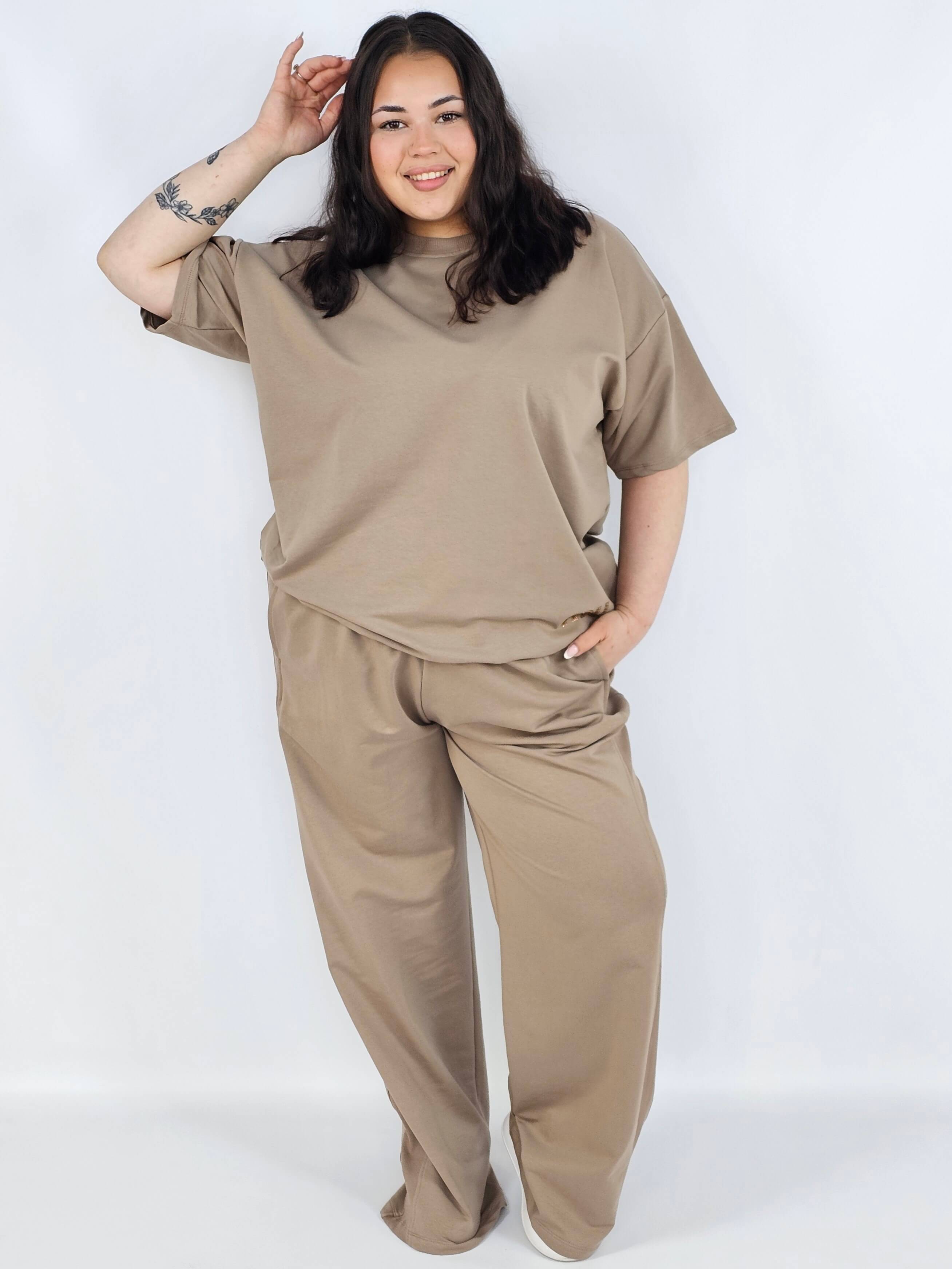 Komplet plus size XXL – bluza i spodnie komfortowe Stylowa XL