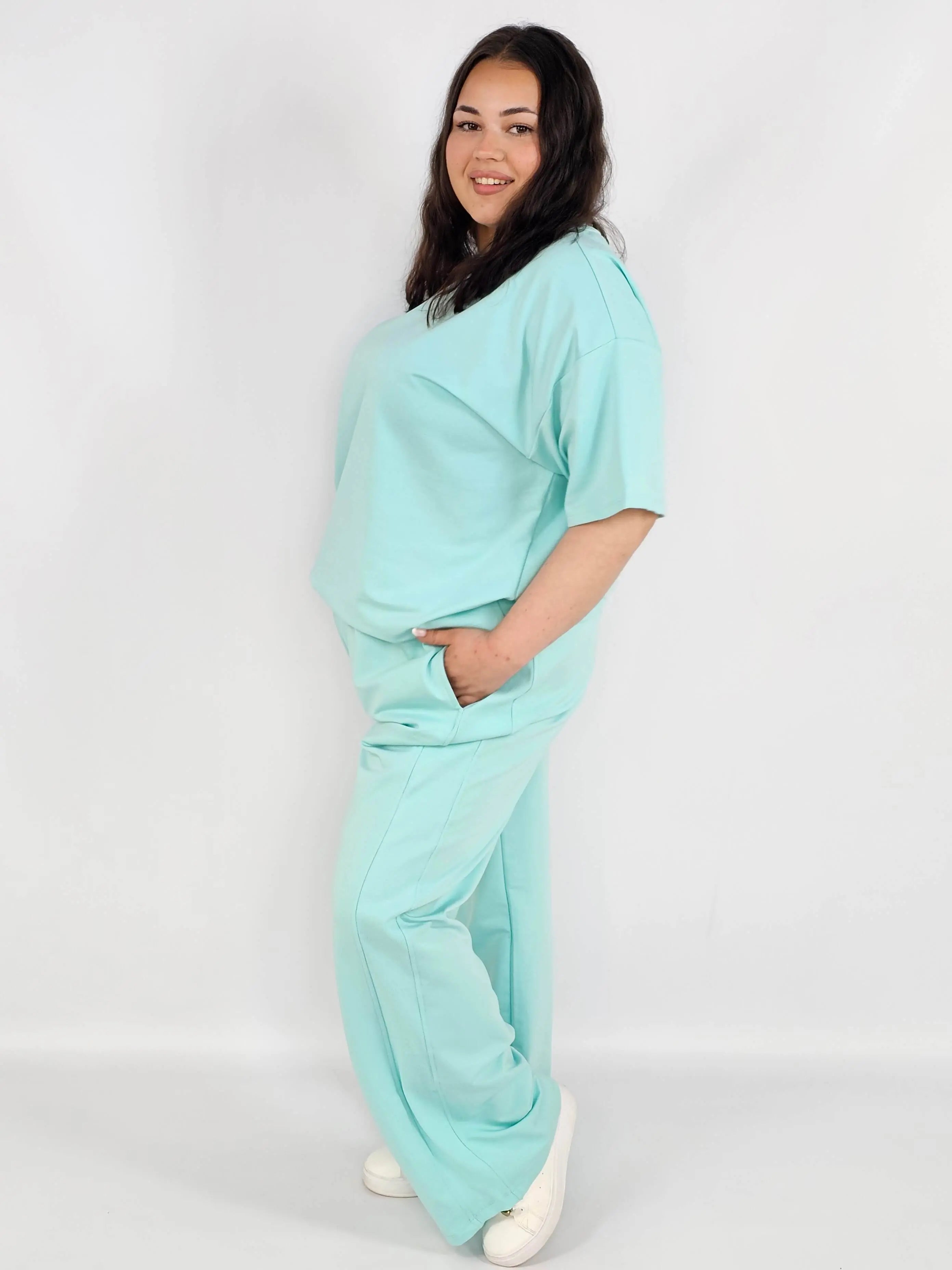 Komplet plus size XXL – bluza i spodnie komfortowe Stylowa XL