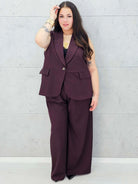 Komplet z kamizelką plus size – elegancka moda XXL na każdą okazję Stylowa XL