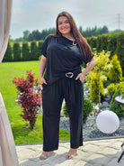 Komplet z ozdobnymi klamrami Stylowa XL