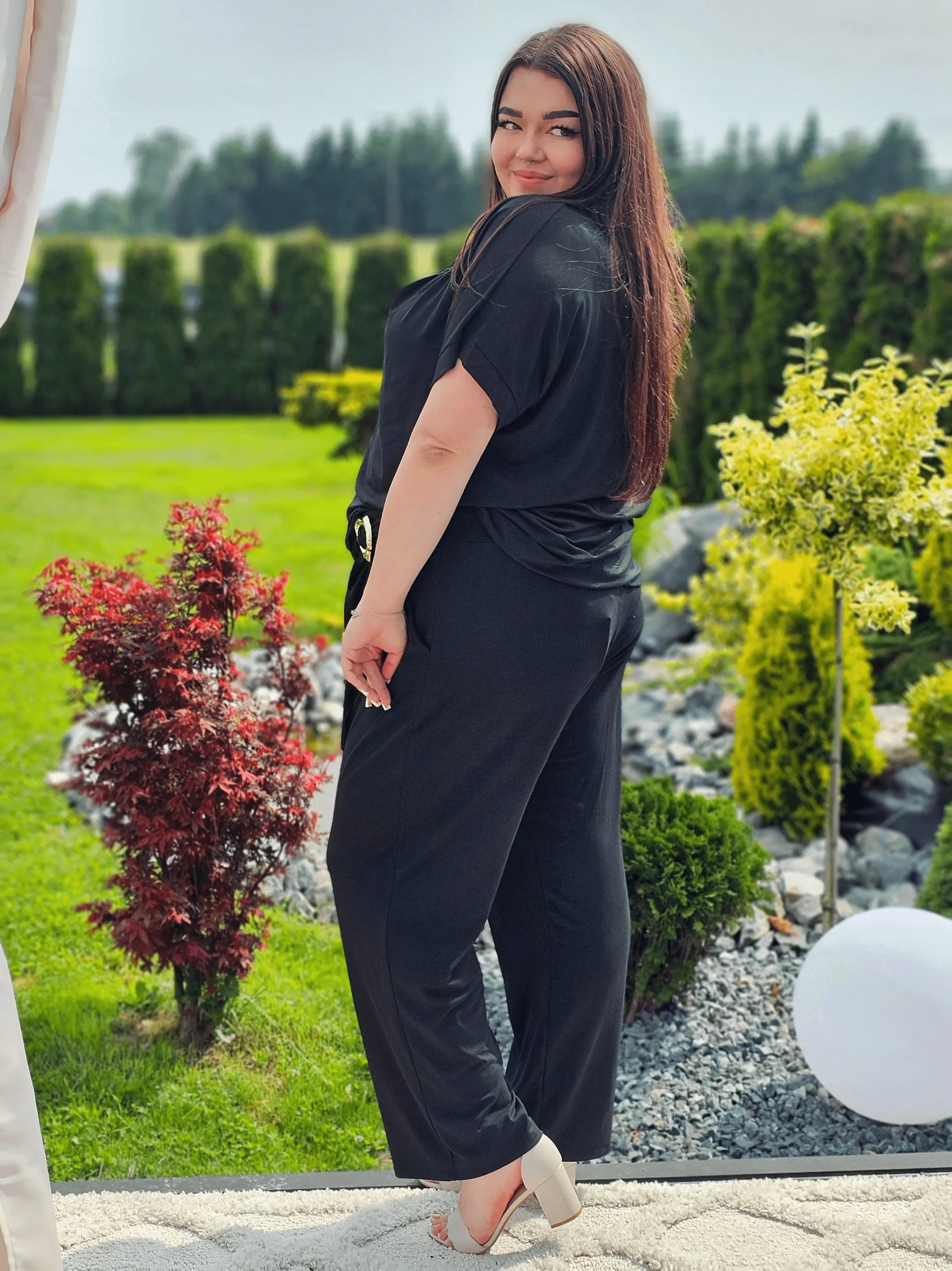 Komplet z ozdobnymi klamrami Stylowa XL