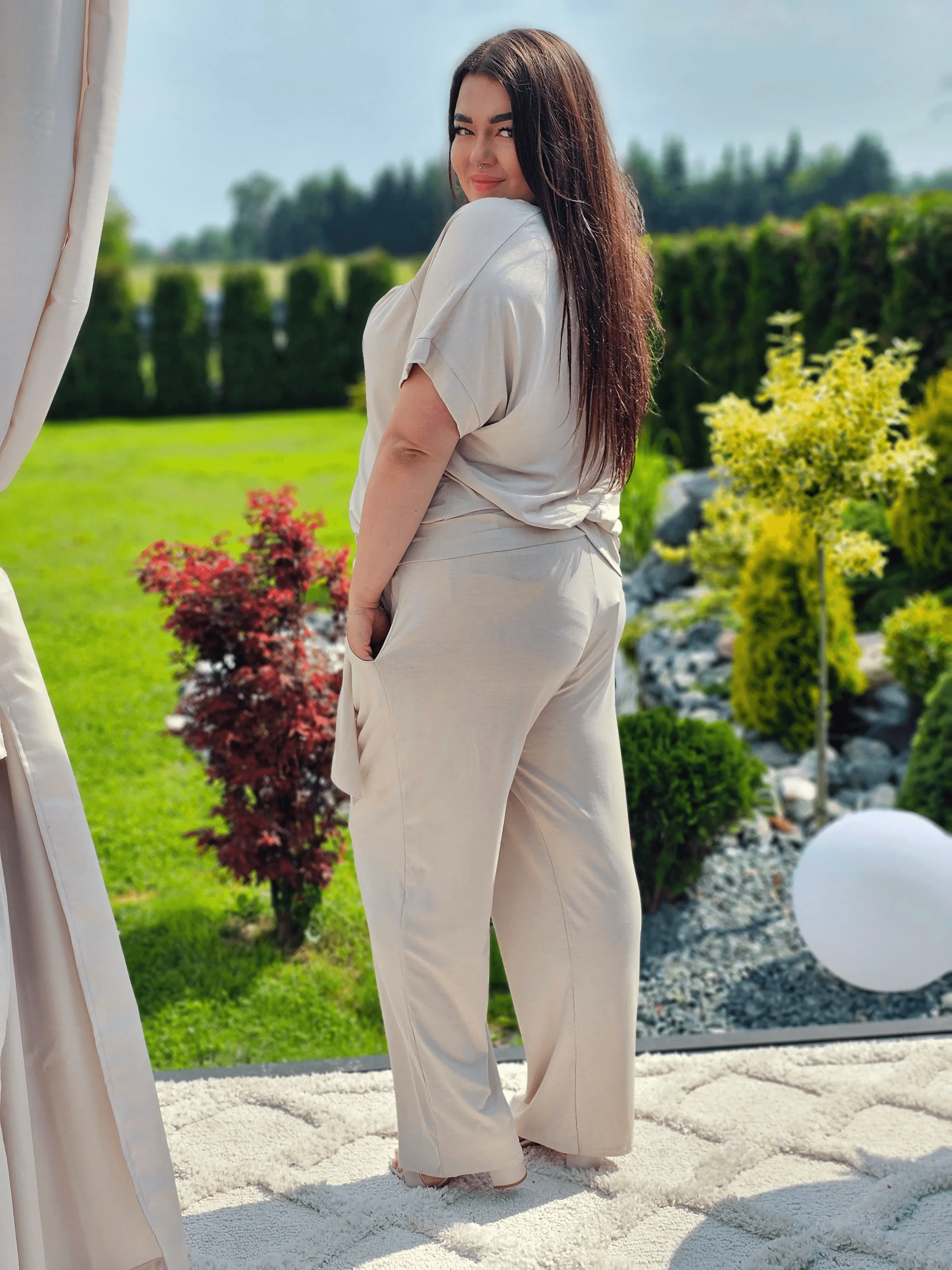 Komplet z ozdobnymi klamrami Stylowa XL