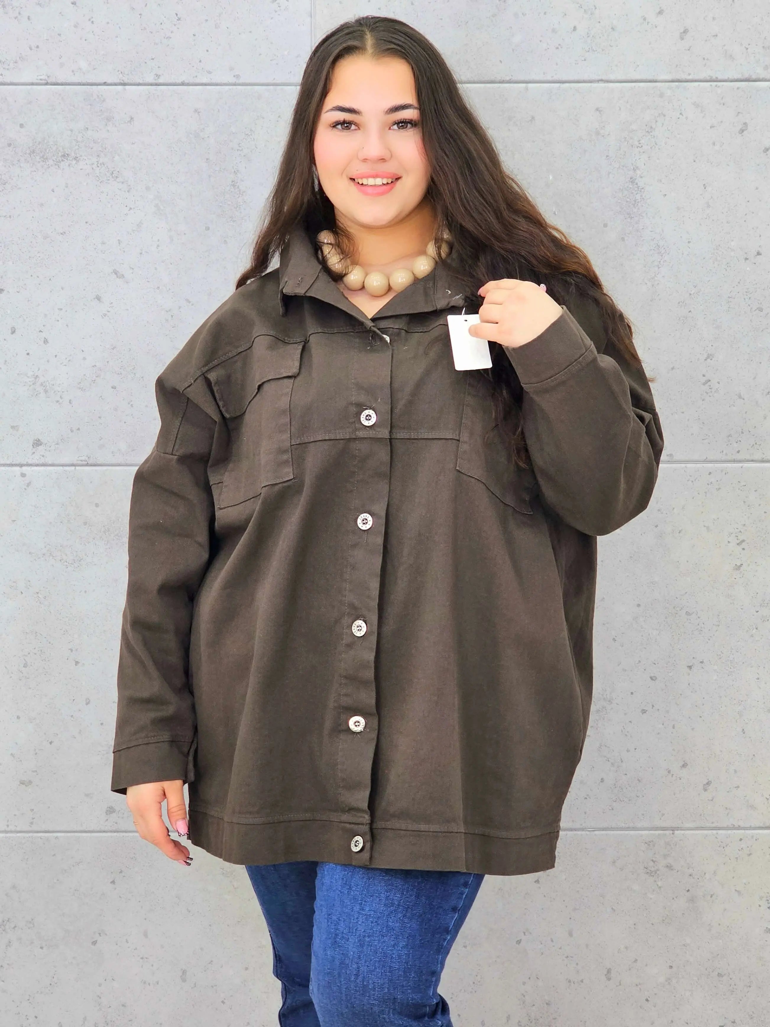 Koszula Oversize Plus Size StylowaXL – Nowoczesna Swoboda i Styl dla Kobiet XXL Stylowa XL