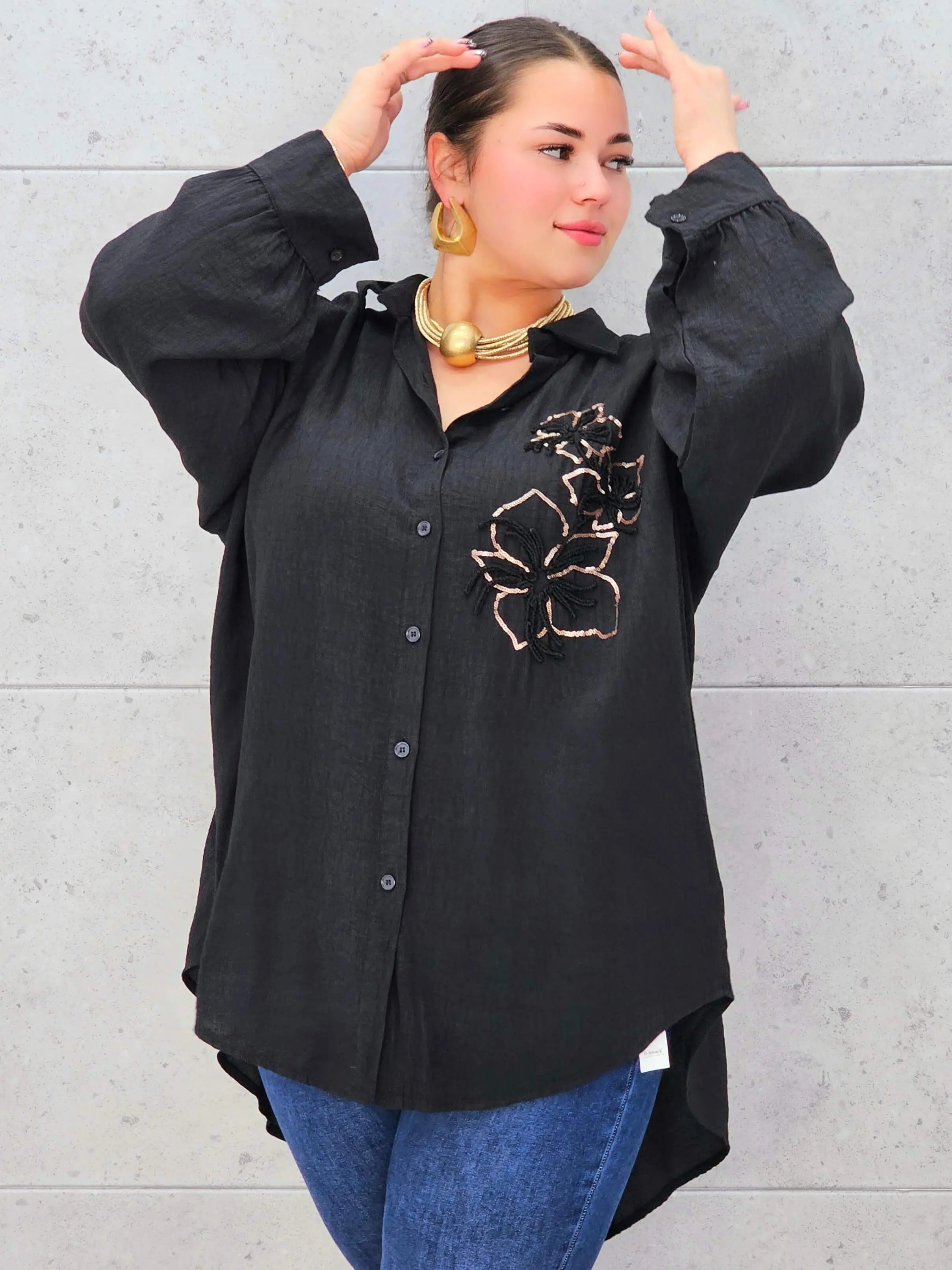 Koszula haftowana plus size StylowaXL – elegancja i komfort w kobiecym wydaniu Stylowa XL