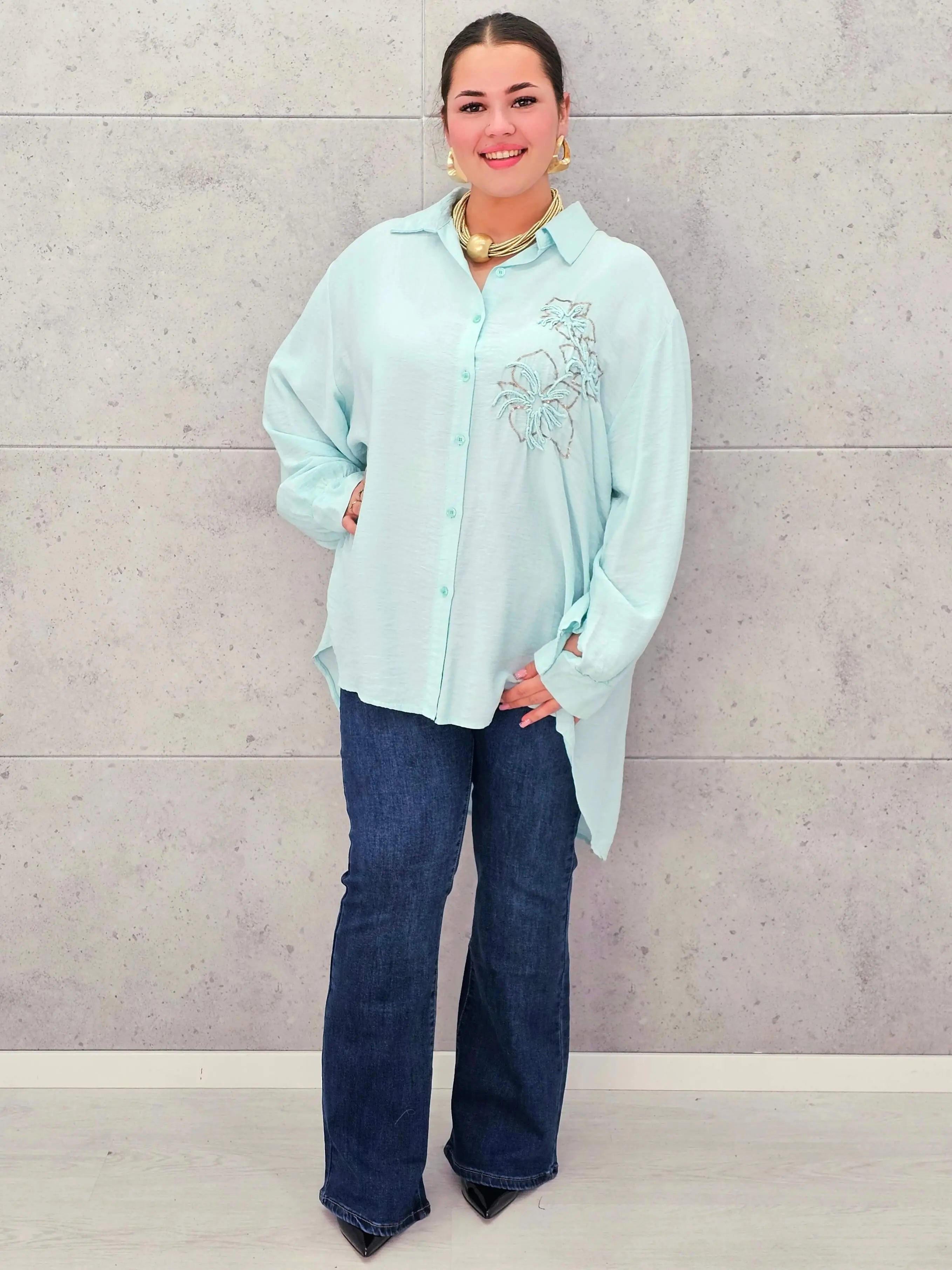 Koszula haftowana plus size StylowaXL – elegancja i komfort w kobiecym wydaniu Stylowa XL