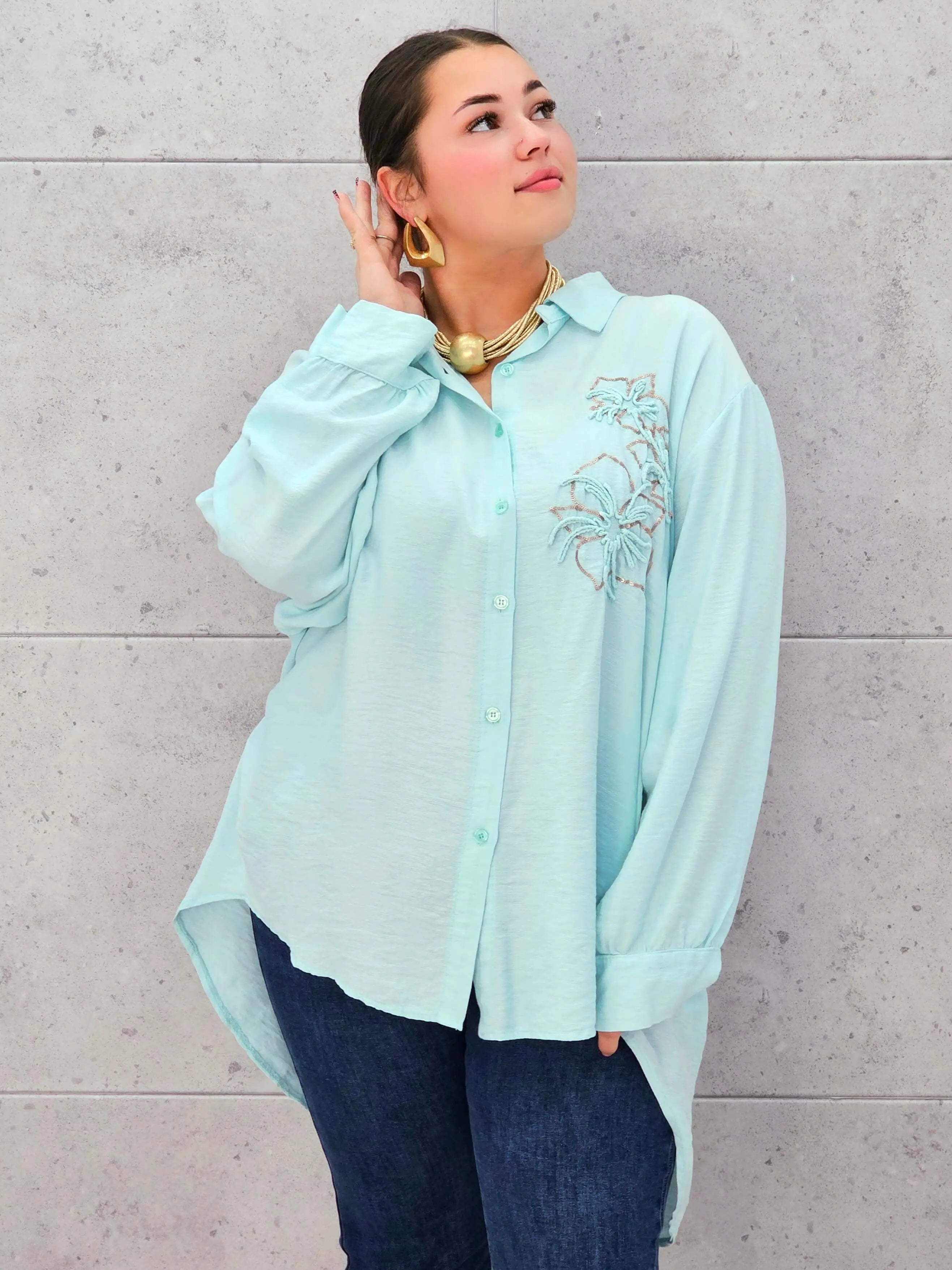 Koszula haftowana plus size StylowaXL – elegancja i komfort w kobiecym wydaniu Stylowa XL