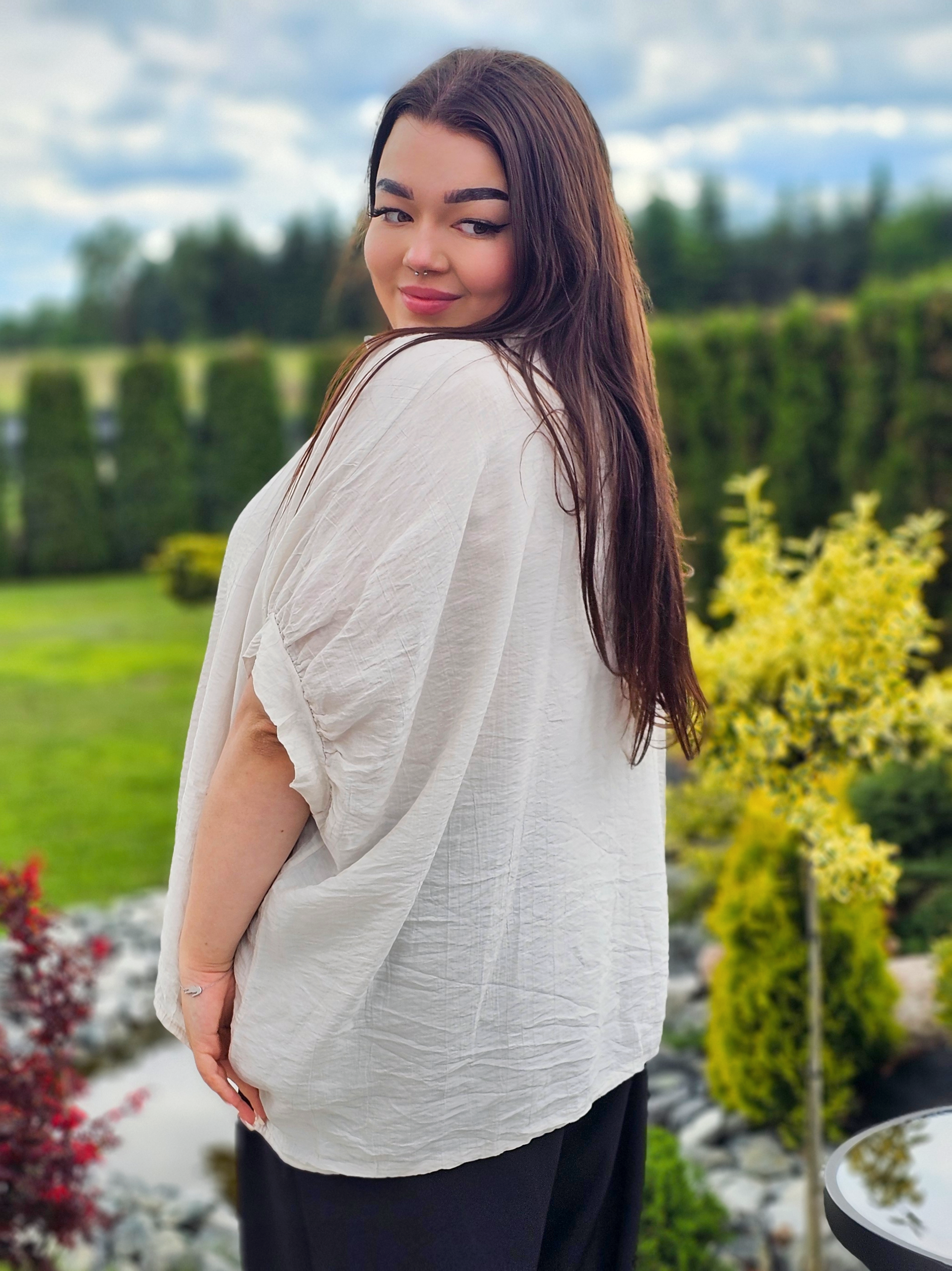 Koszula o luźnym kroju Stylowa XL