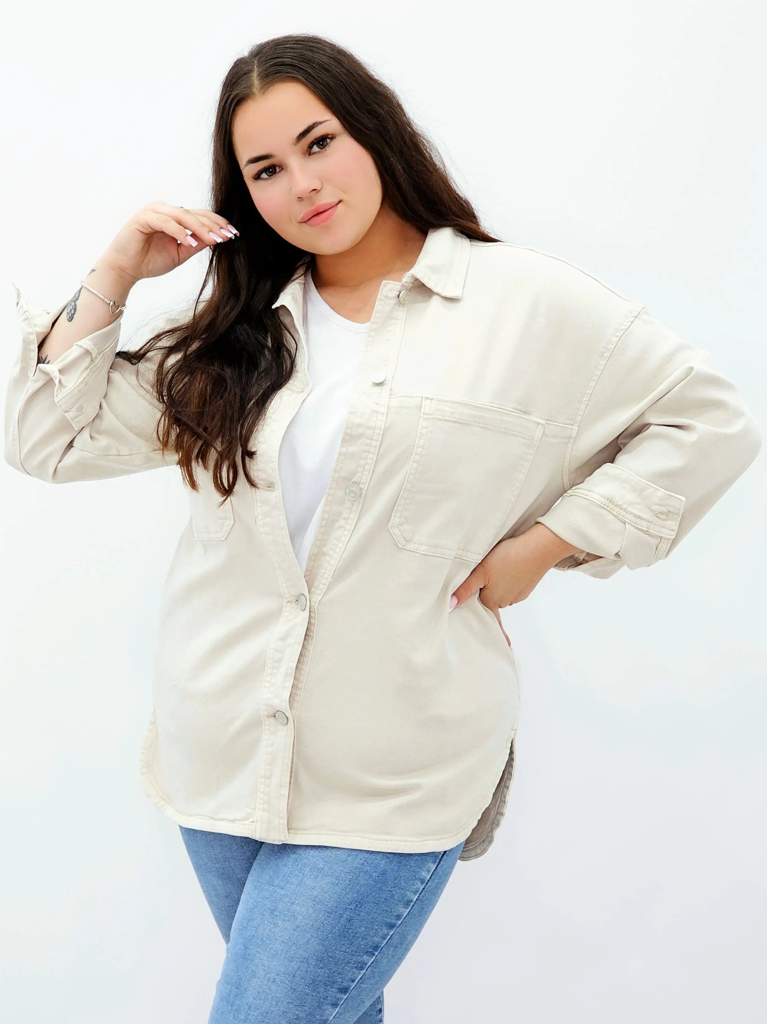 Koszula oversize DENIM. Stylowa XL