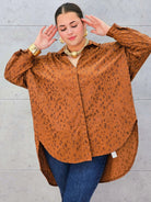 Koszula plus size „Urban Wild” – odważny styl w kobiecym wydaniu Stylowa XL