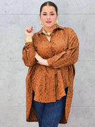 Koszula plus size „Urban Wild” – odważny styl w kobiecym wydaniu Stylowa XL