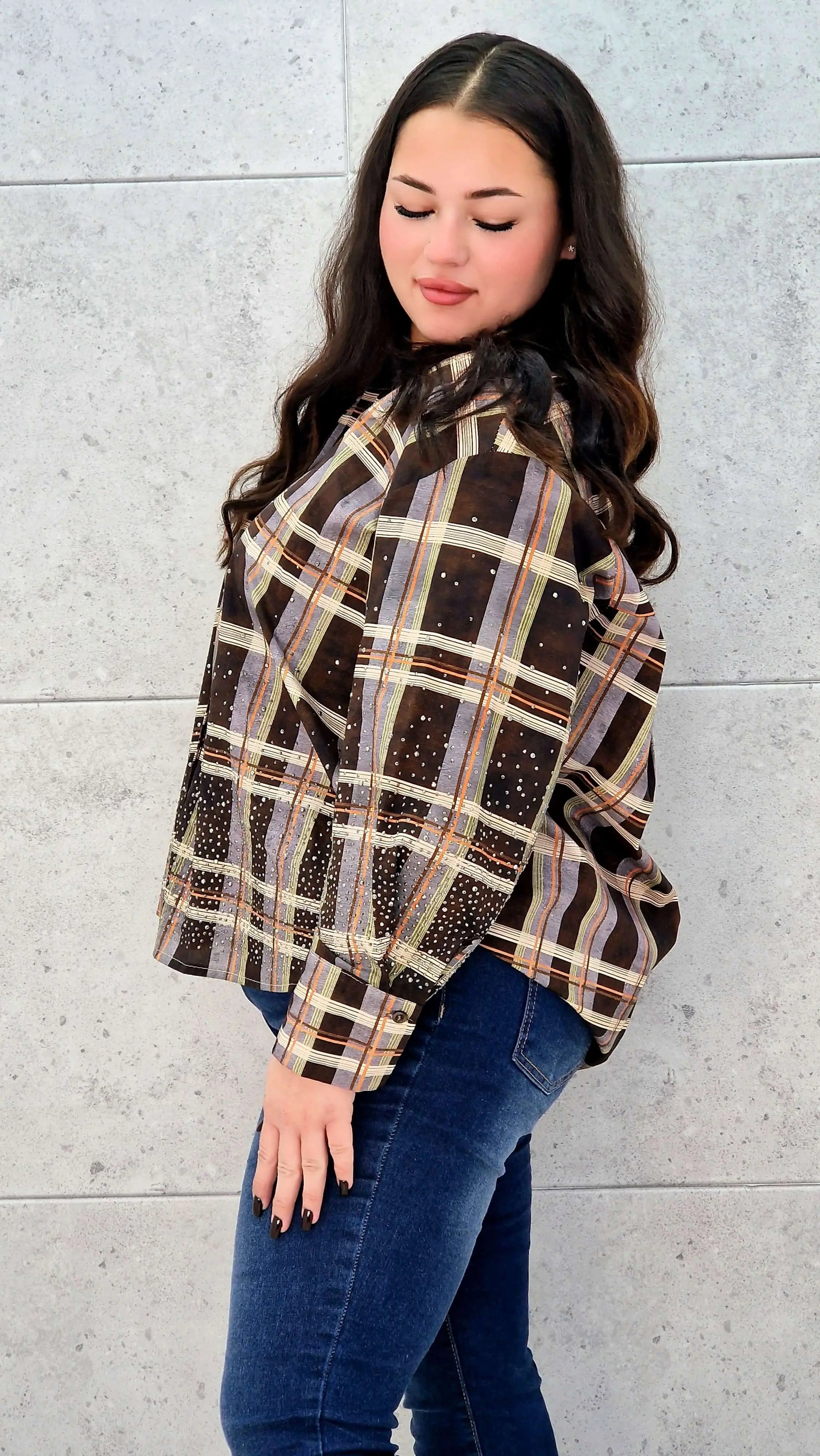 Koszula plus size w kratę – elegancja i komfort na co dzień Stylowa XL