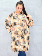 Koszula plus size z artystycznym printem – styl i wygoda w nowoczesnym wydaniu Stylowa XL