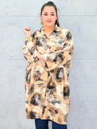 Koszula plus size z artystycznym printem – styl i wygoda w nowoczesnym wydaniu Stylowa XL