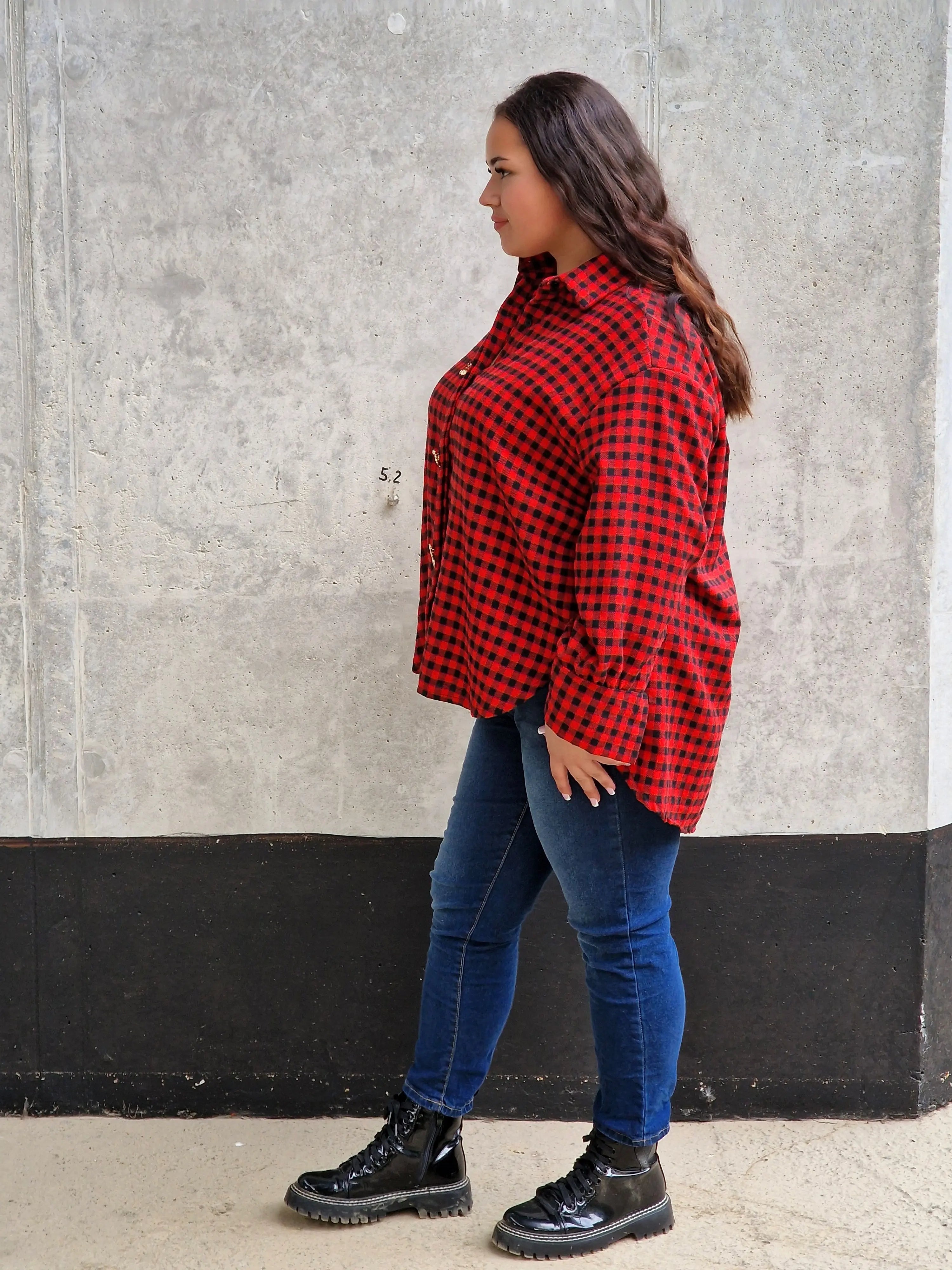 Koszula w Kratę StylowaXL – Moda Plus Size dla Kobiet XXL | Styl i Wygoda Stylowa XL